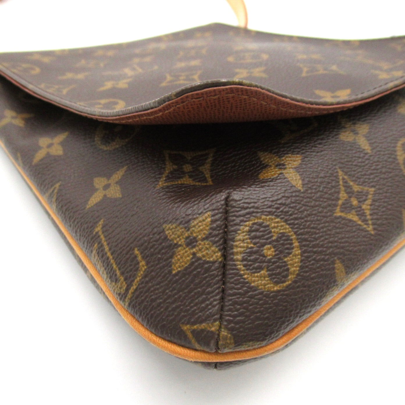 Louis Vuitton Musette Salsa Handbag Monogram Canvas, BROWN, LEATHER, Shoulder bag