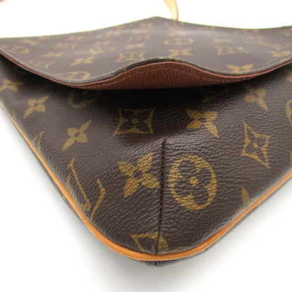 Louis Vuitton Musette Salsa Handbag Monogram Canvas, BROWN, LEATHER, Shoulder bag