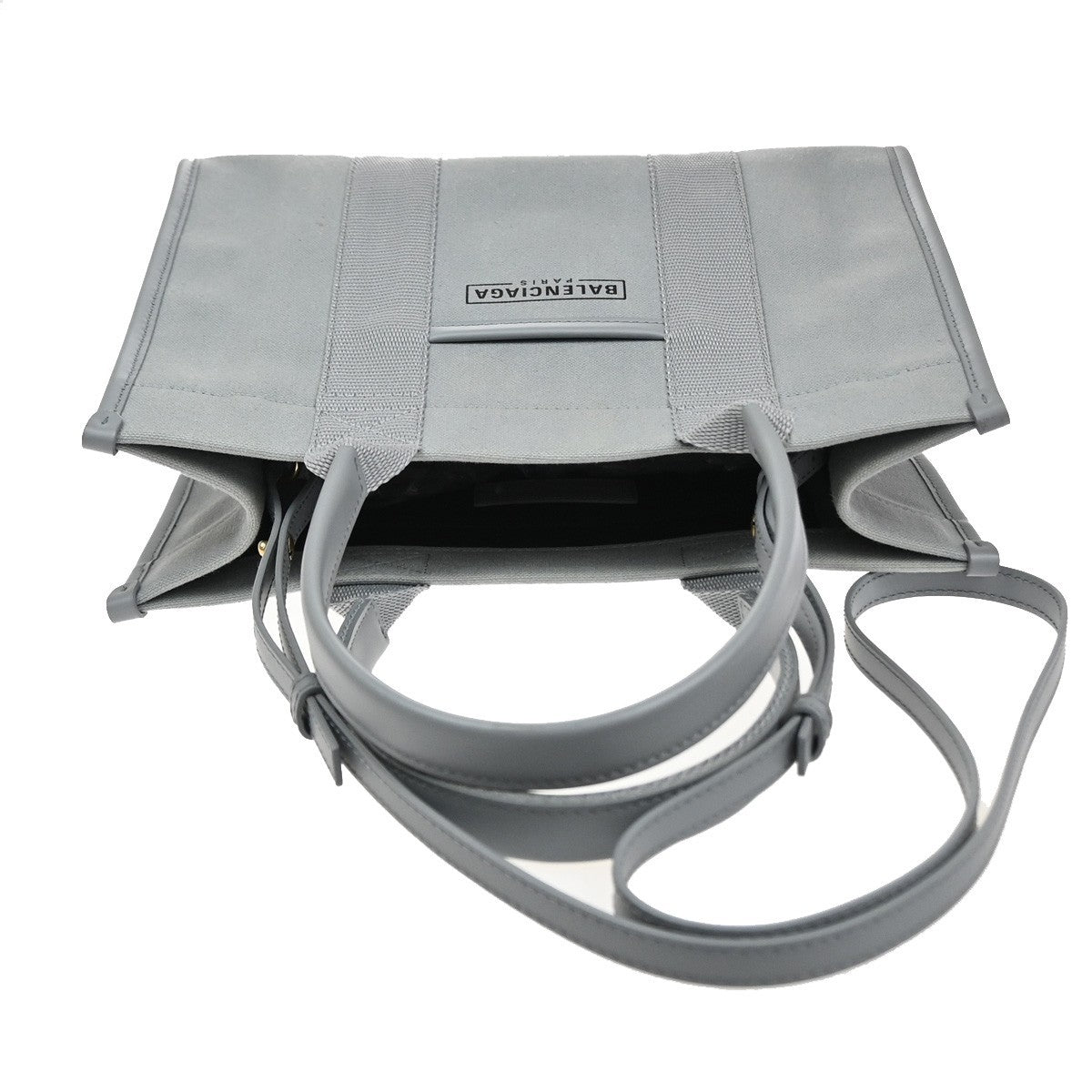 Balenciaga Hardware Canvas, Gray, Canvas, Tote Bag
