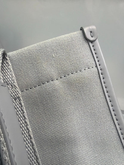 Balenciaga Hardware Canvas, Gray, Canvas, Tote Bag