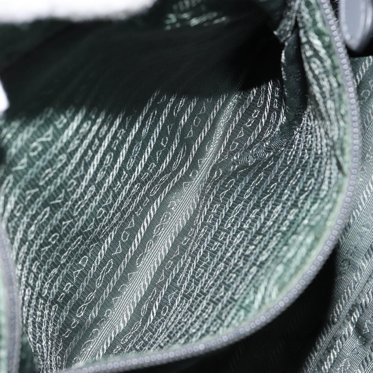 Prada Convertible Bow Tessuto, Green, Nylon, Tote Bag