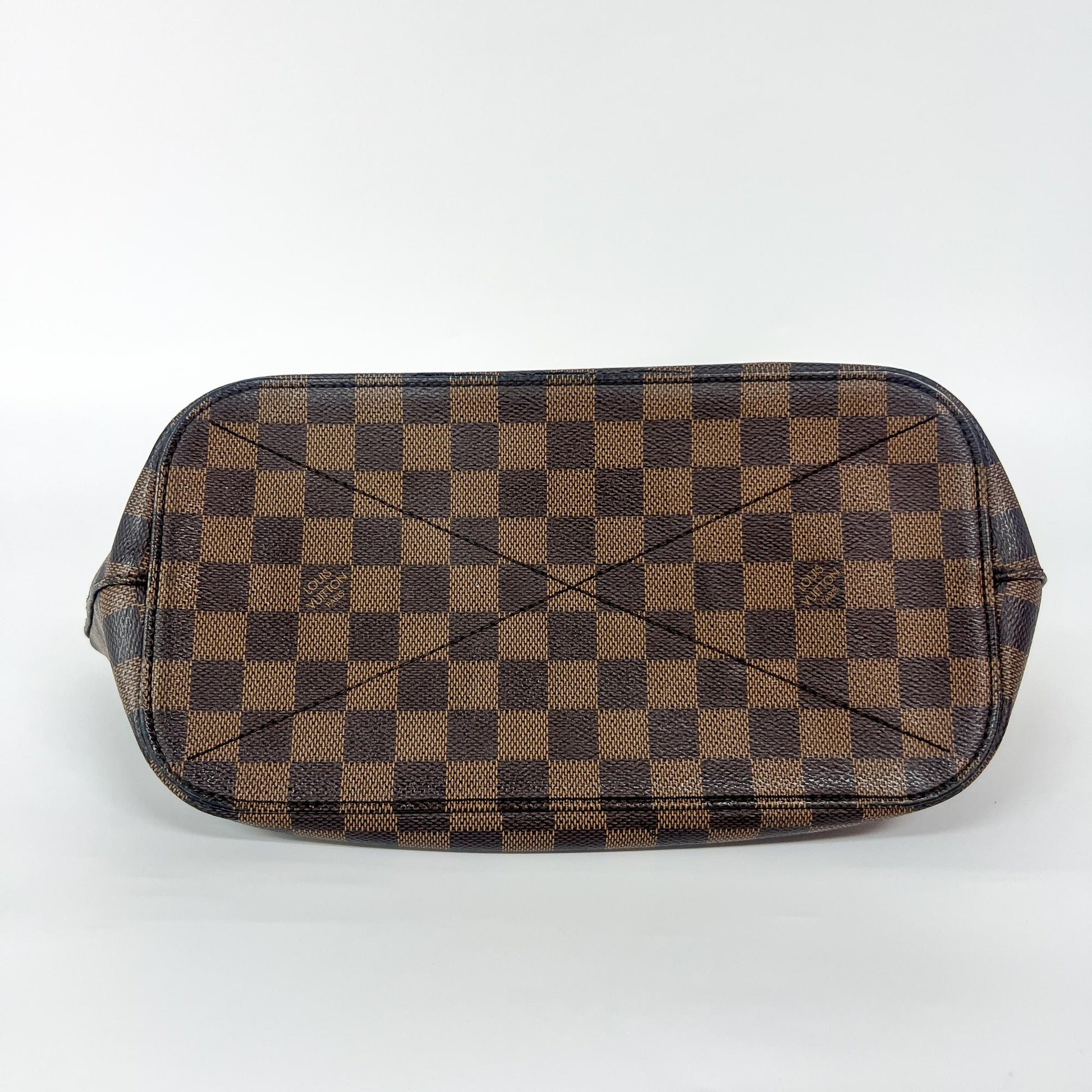Louis Vuitton Siena Handbag Damier, Brown, Canvas, Handbag