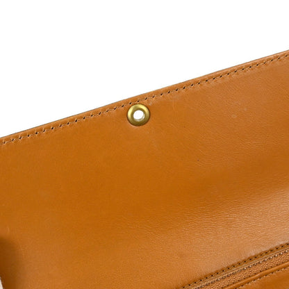 Chanel Trifold Caviar, Brown, Leather, Wallet