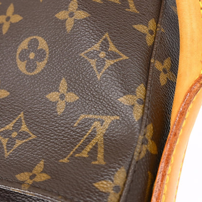 Louis Vuitton Looping Monogram Canvas, Brown, Canvas, Handbag