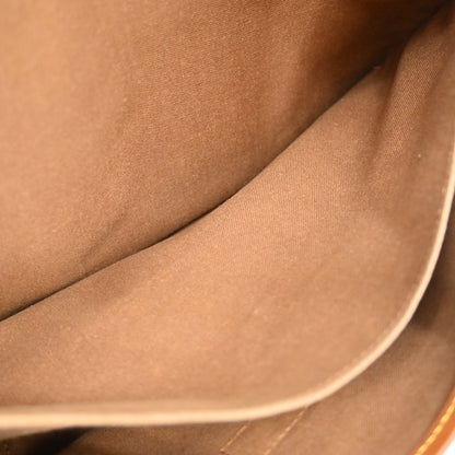 Louis Vuitton Saumur Monogram, Brown, Canvas, Shoulder Bag