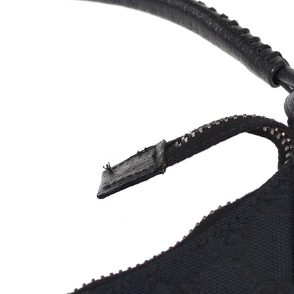 Gucci Vintage Hobo GG Canvas, Black, Canvas, Shoulder Bag