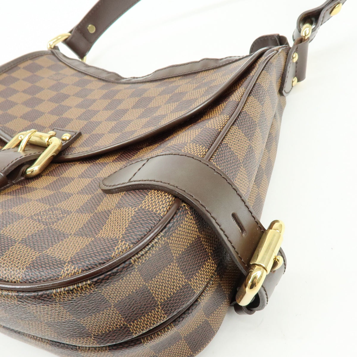 Louis Vuitton Highbury Damier, Brown, Canvas, Handbag