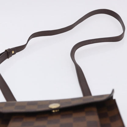 Louis Vuitton Pimlico Damier, Brown, Canvas, Handbag
