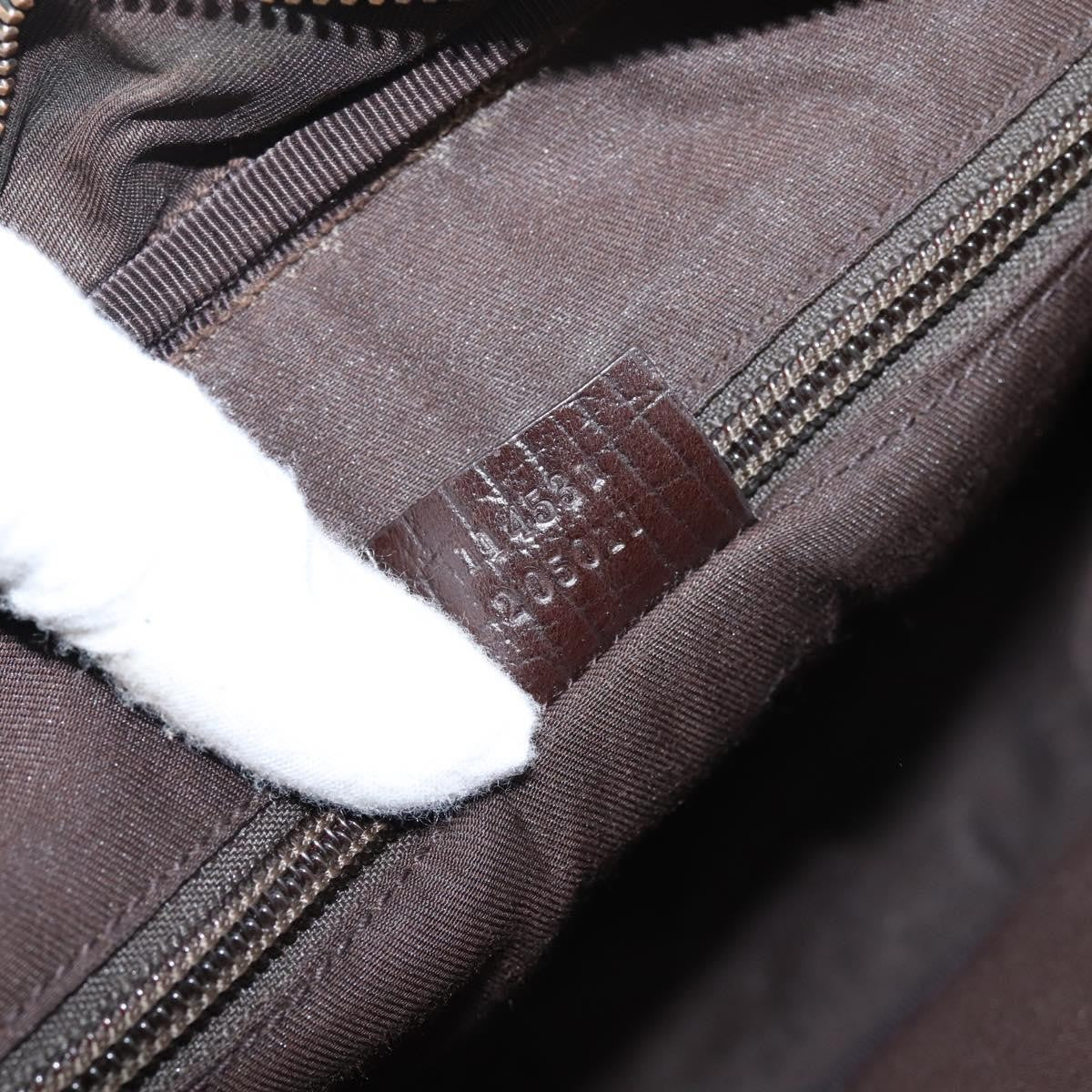 Gucci Front Zip Pocket Messenger GG Coated Canvas, Beige, Canvas, Shoulder Bag