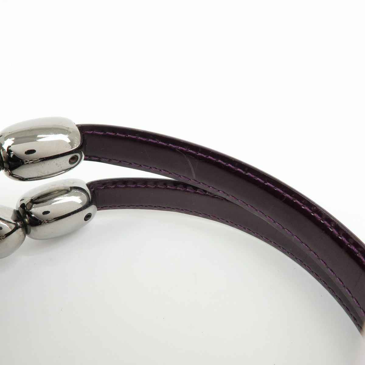 Christian Dior Handbag Leather, Purple, Patent Leather, Handbag
