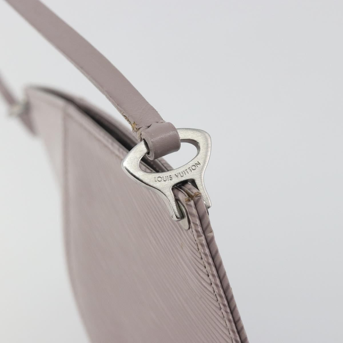Louis Vuitton Demi Lune Pochette Epi Leather, Purple, Leather, Clutch