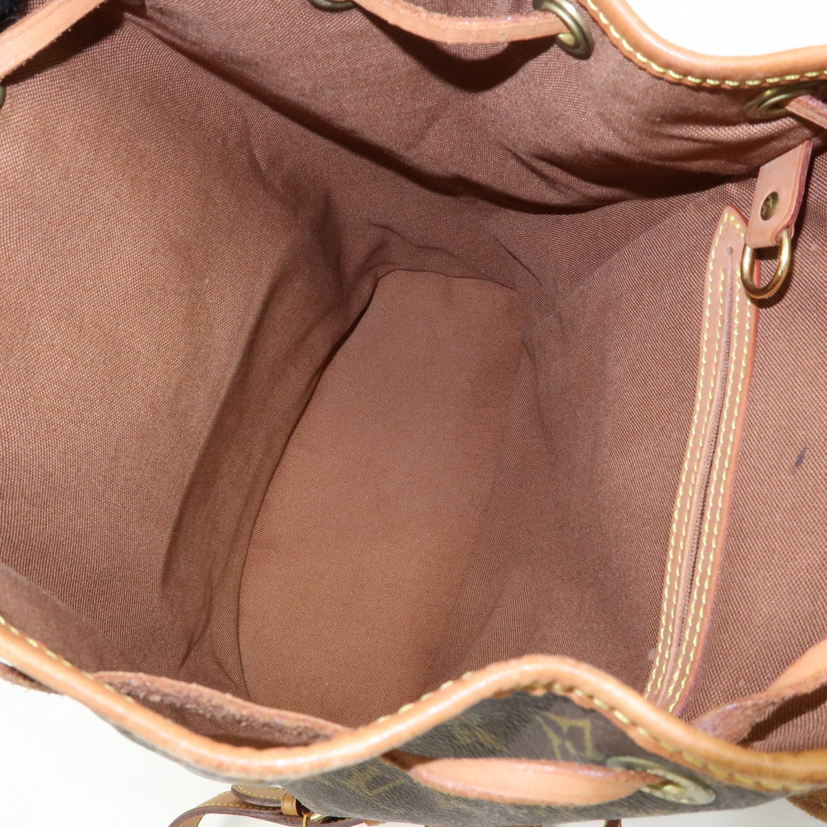Louis Vuitton Montsouris Monogram Canvas, Brown, Canvas, Backpack