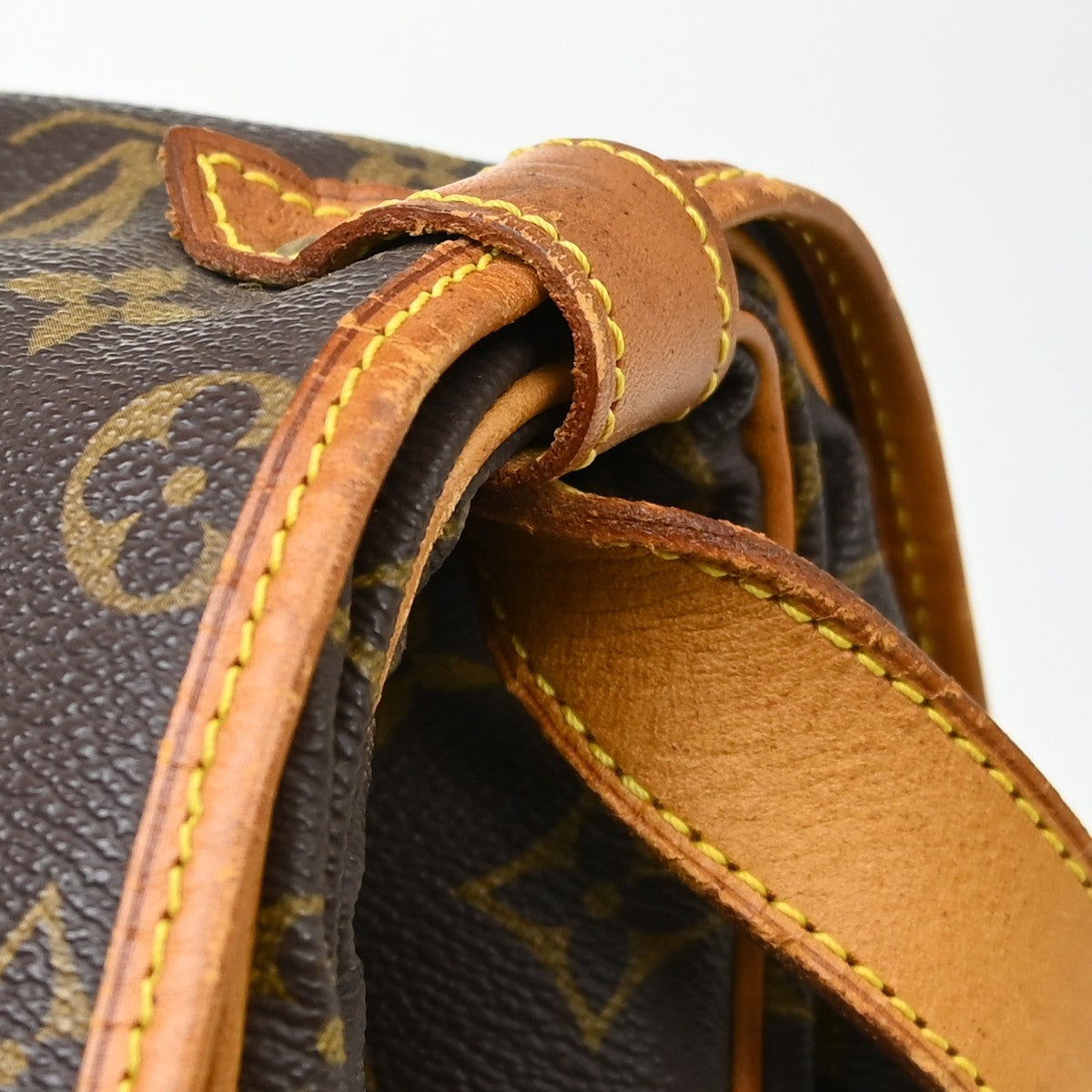 Louis Vuitton Saumur Monogram Canvas, Brown, Canvas, Shoulder Bag