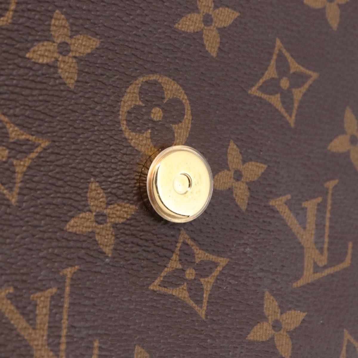 Louis Vuitton Locky Monogram Canvas with Leather, Red, Canvas, Handbag