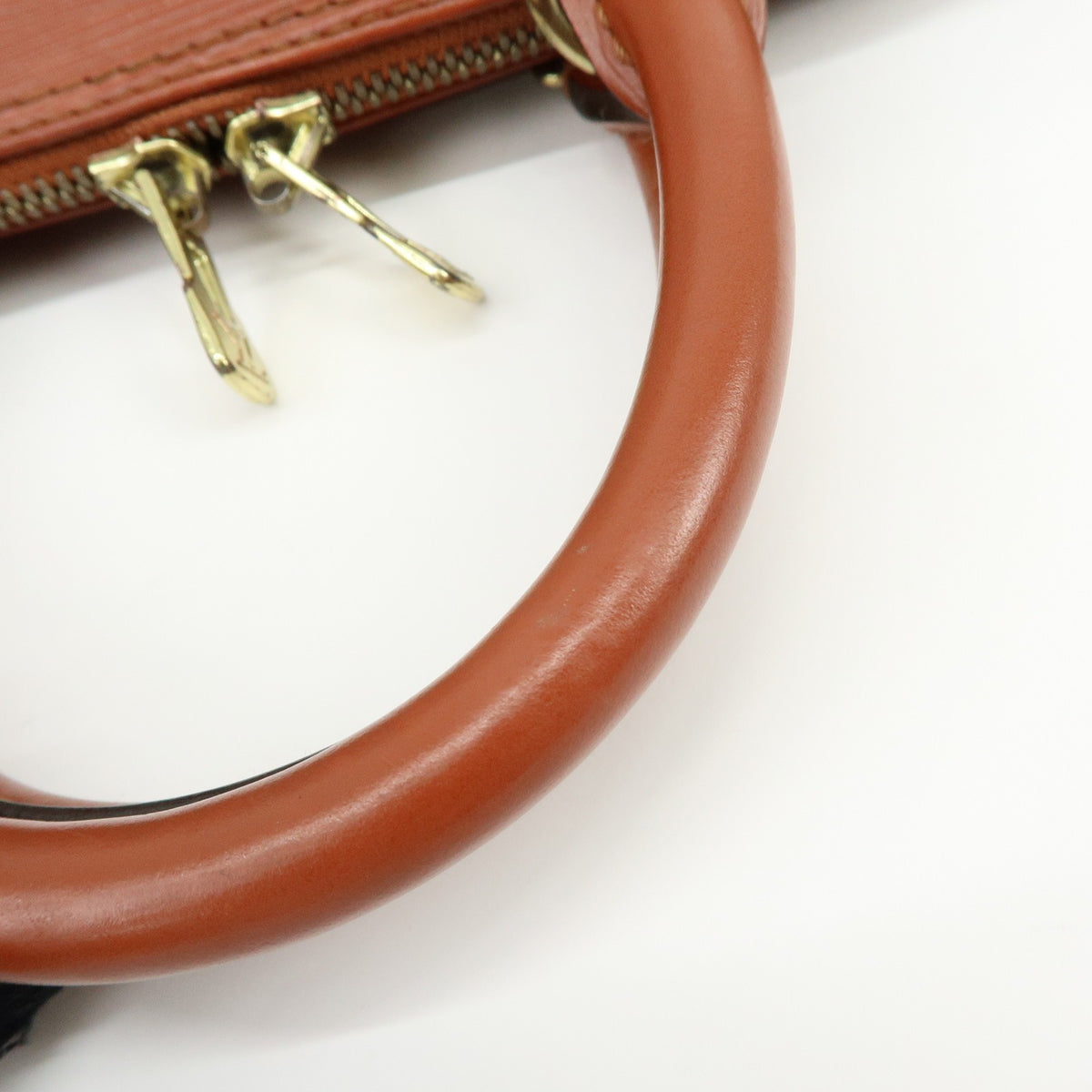 Louis Vuitton Alma Epi Leather, Brown, Leather, Handbag