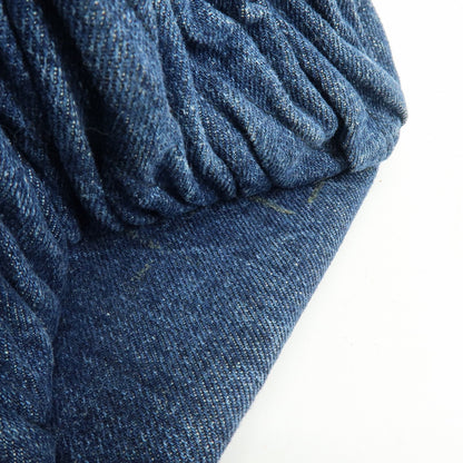 Miu Miu Convertible Matelasse Denim, Blue, Denim, Tote Bag