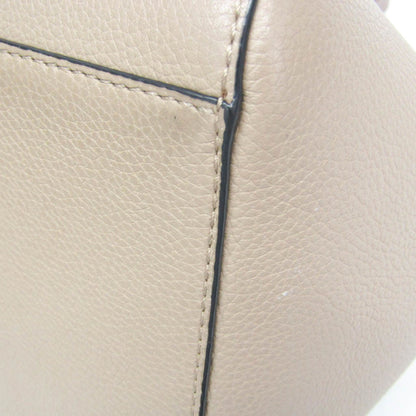 Loewe Hammock Nugget Leather, Beige, Leather, Handbag