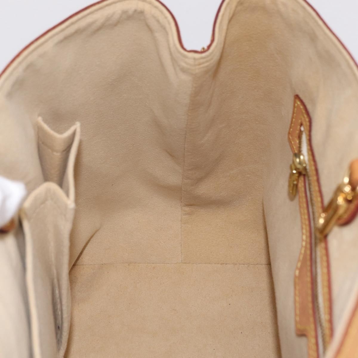Louis Vuitton Hampstead Damier, Beige, Canvas, Handbag