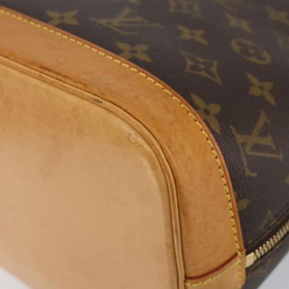 Louis Vuitton Alma Handbag Monogram Canvas, BROWN, CANVAS, Handbag