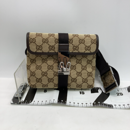 Gucci GG Canvas Bag Canvas, Brown, Canvas, Clutch
