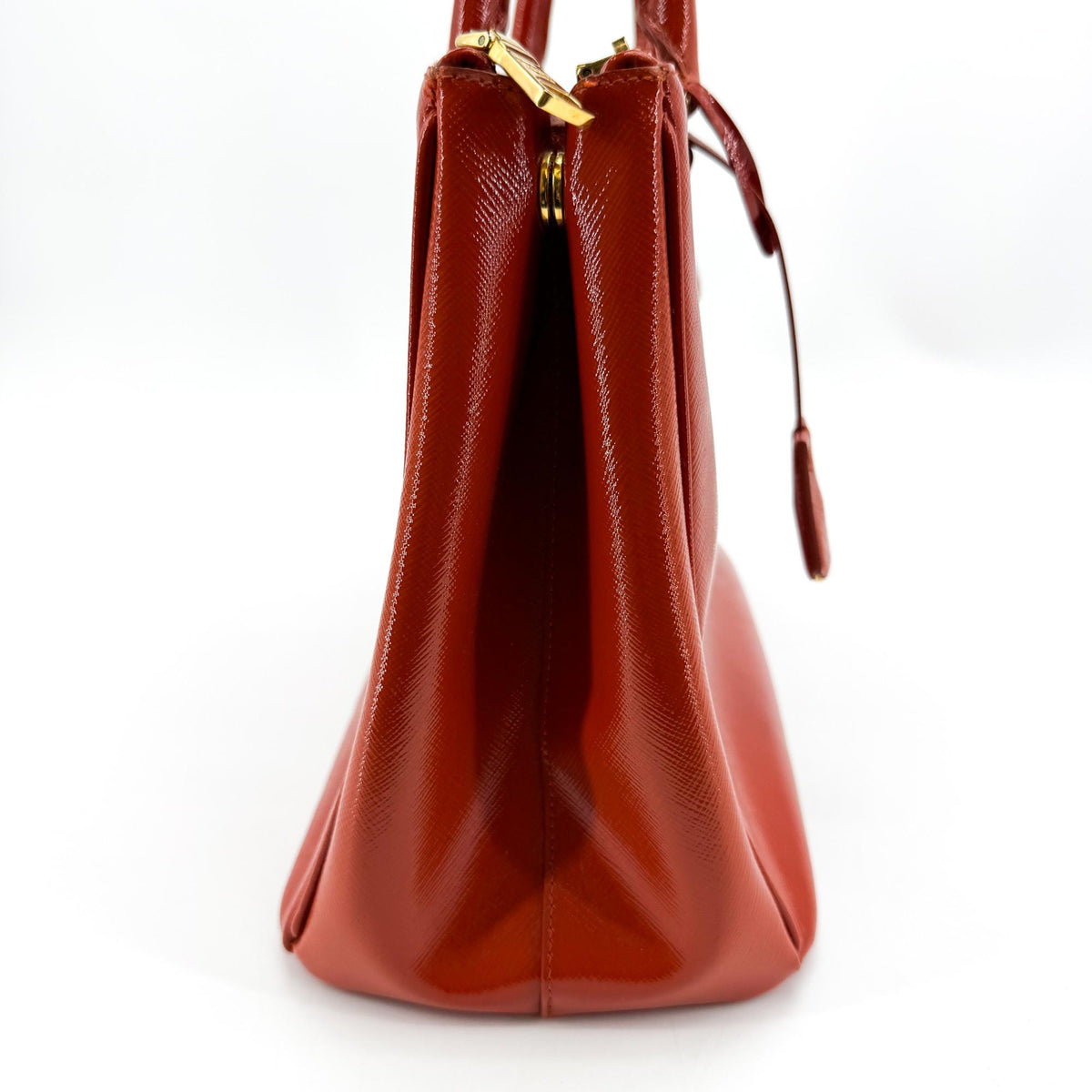 Prada Galleria  Strap leather, Red, Leather, Handbag