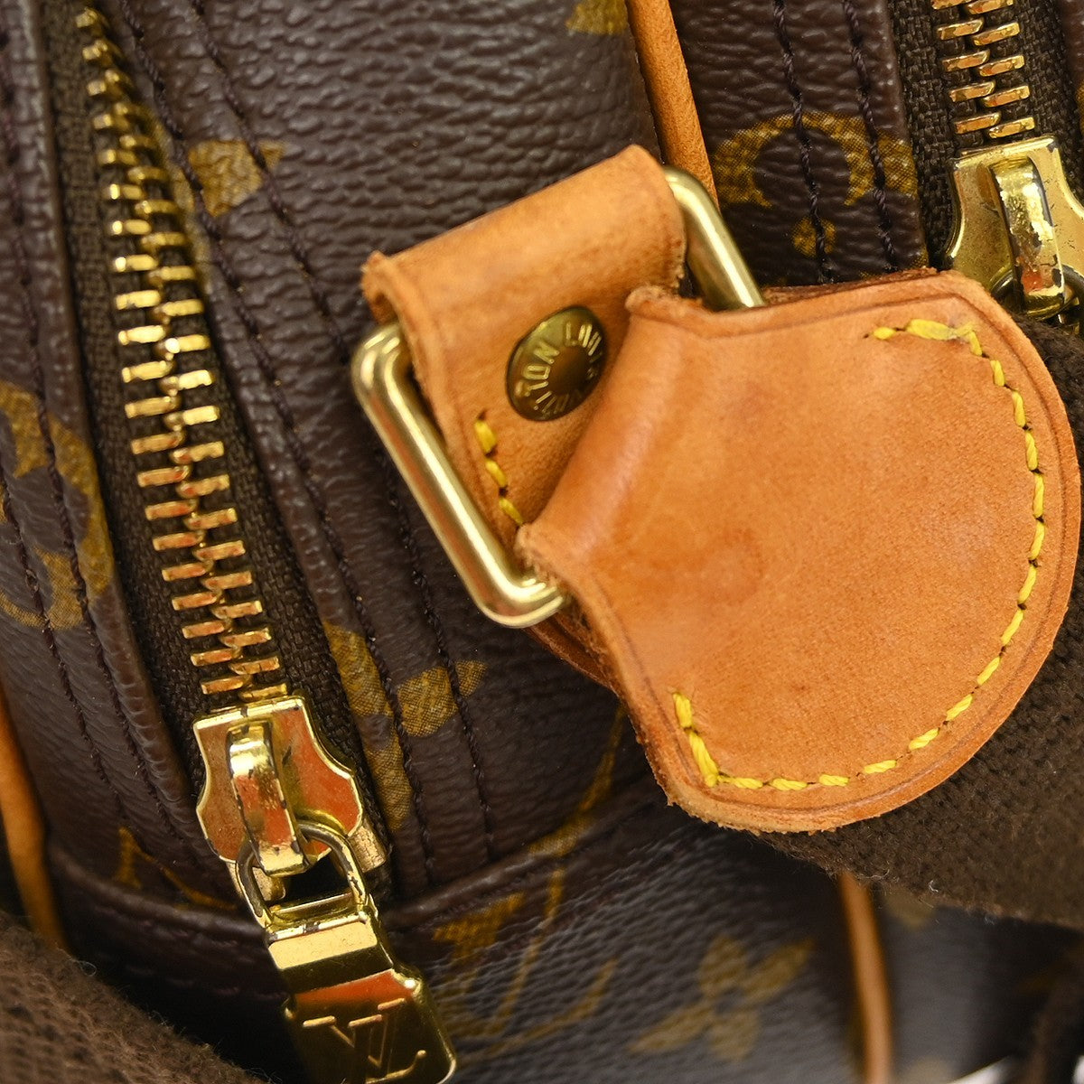 Louis Vuitton Reporter Monogram, Brown, Canvas, Shoulder Bag