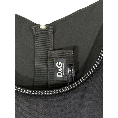 DOLCE & GABBANA Μαύρο Μεταξωτό Φόρεμα