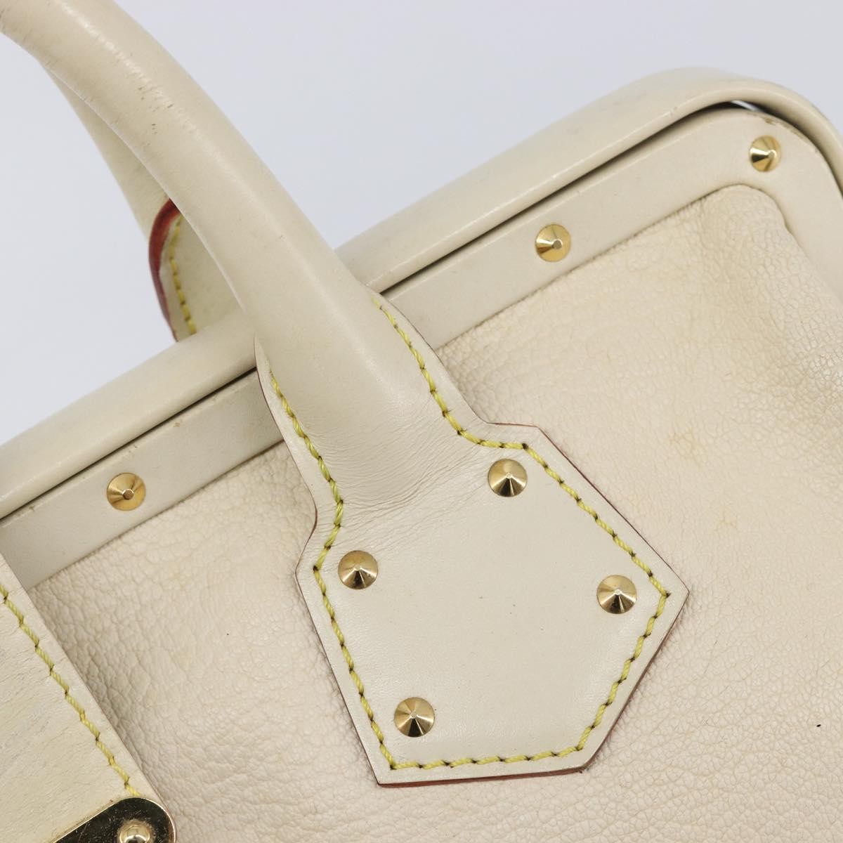Louis Vuitton Suhali L'Ingenieux Leather, White, Leather, Handbag