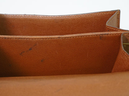 Louis Vuitton Raspail Monogram Canvas, Brown, Canvas, Handbag