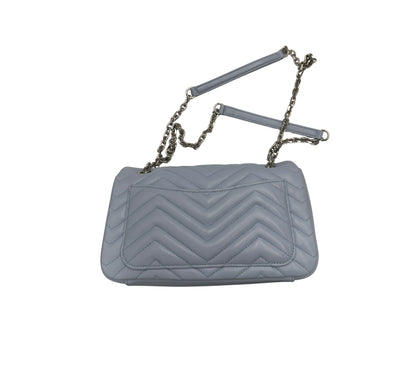 Gucci GG Marmont Shoulder Bag Matelasse Leather, Blue, Leather, Shoulder Bag