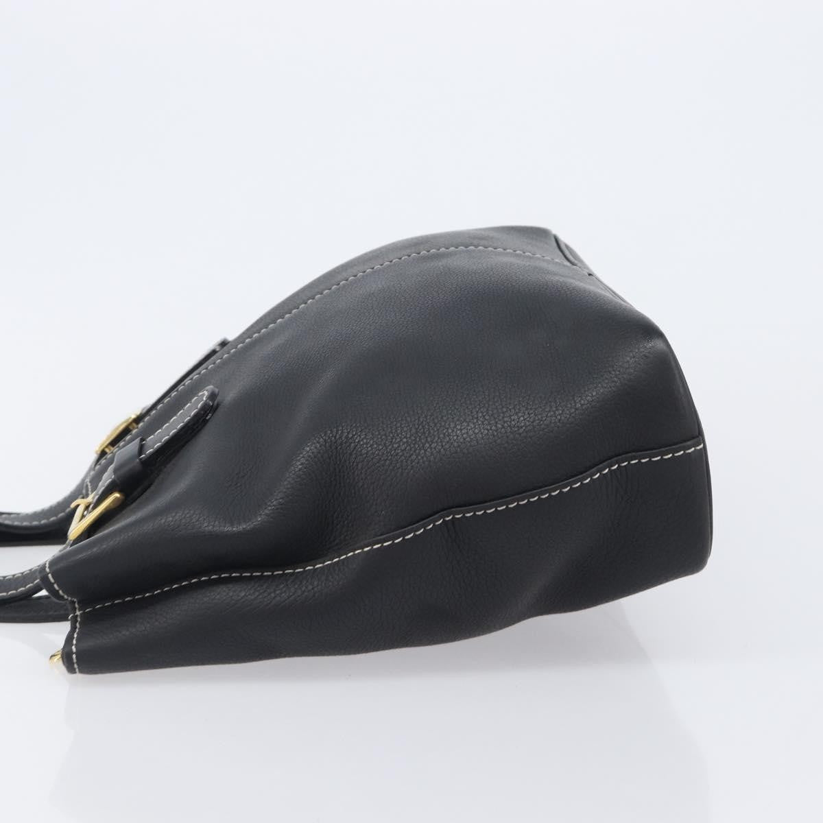 Burberry Vintage Leather, Black, Leather, Tote Bag