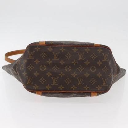 Louis Vuitton Shopping Sac Monogram Canvas, Brown, Canvas, Handbag