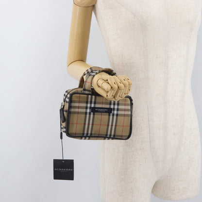 Burberry Nova Check Nylon, Beige, Nylon, Handbag