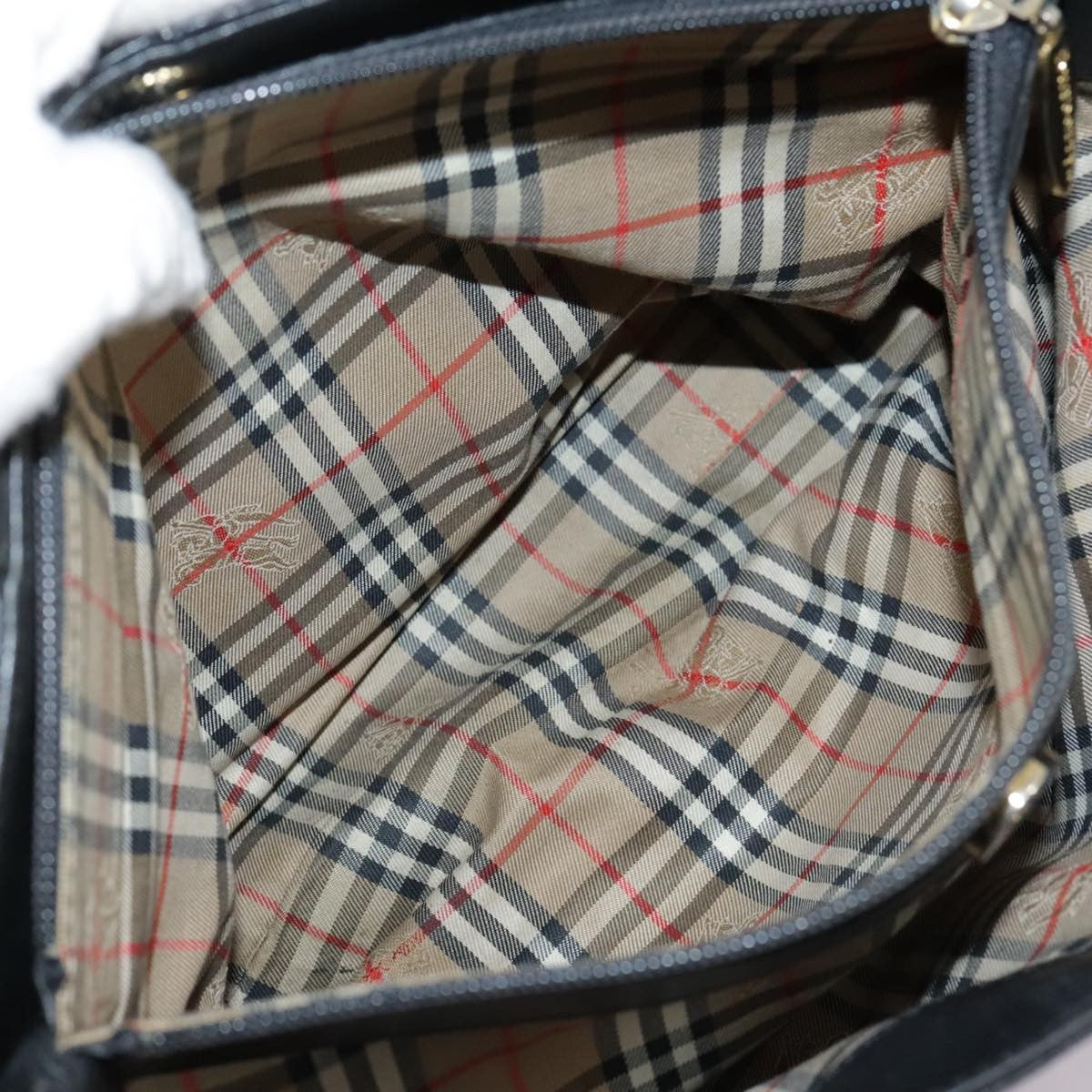 Burberry Handbag Leather, Black, Leather, Handbag