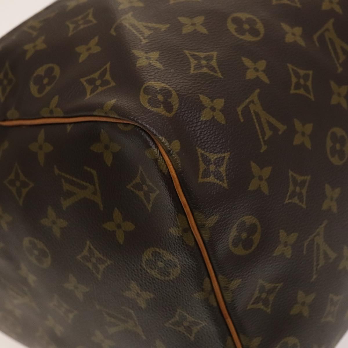 Louis Vuitton Keepall Bag Monogram Canvas, BROWN, CANVAS, Travel bag
