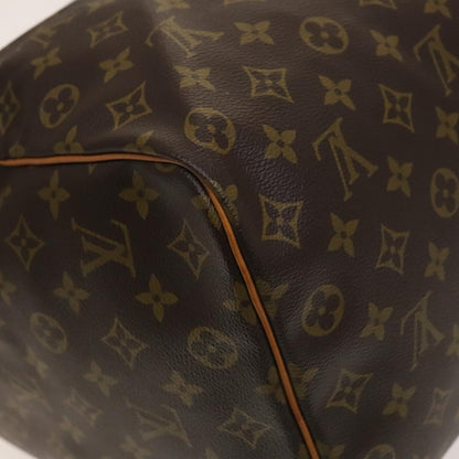 Louis Vuitton Keepall Bag Monogram Canvas, BROWN, CANVAS, Travel bag