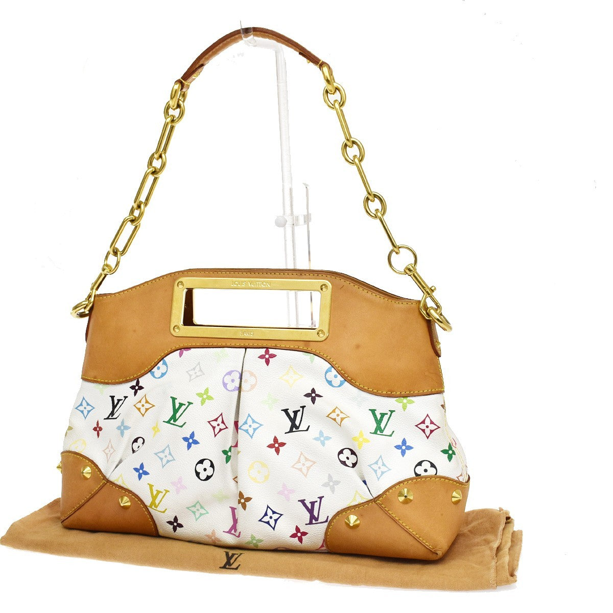 Louis Vuitton Judy Monogram Multicolor, White, Canvas, Handbag
