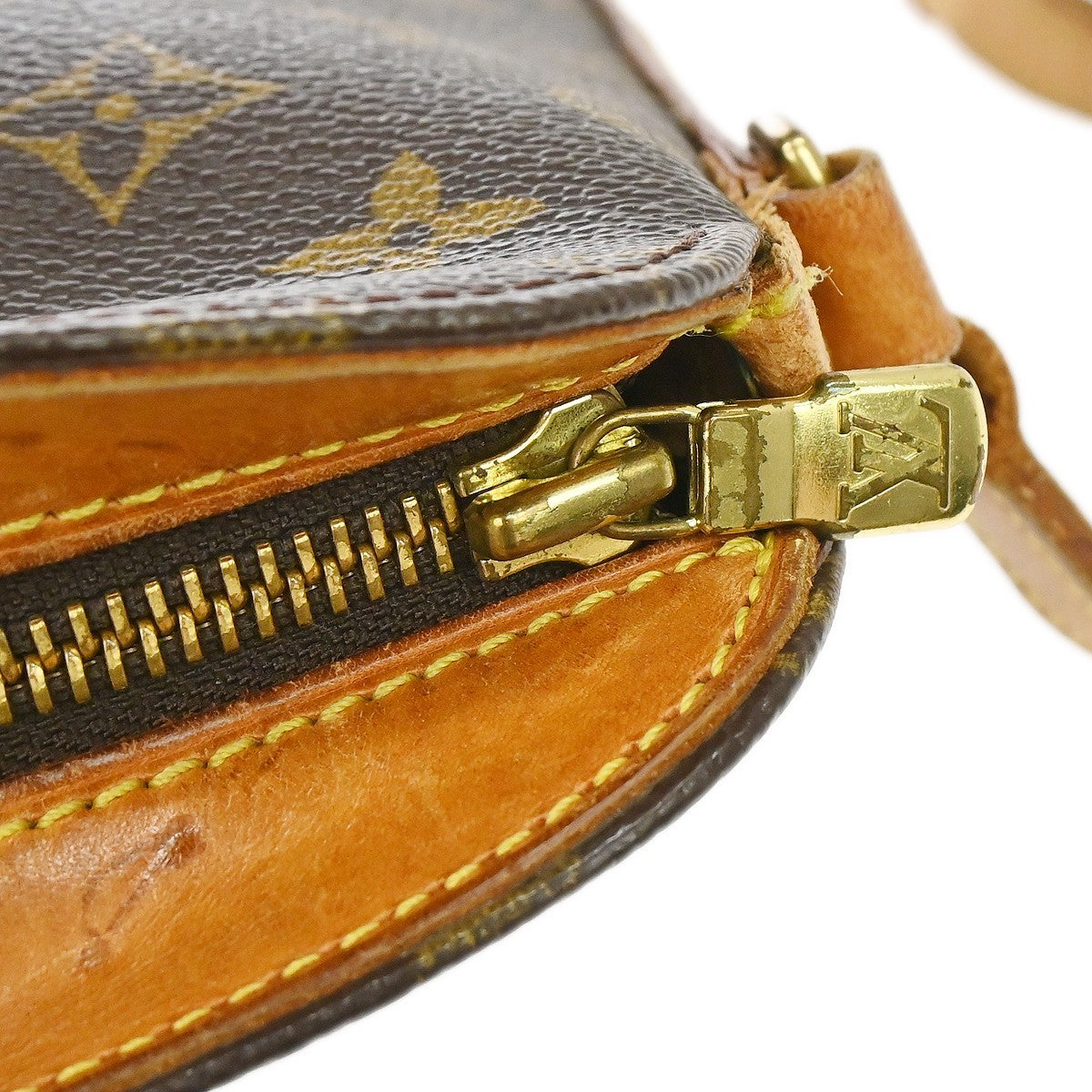 Louis Vuitton Drouot Monogram Canvas, Brown, Canvas, Shoulder Bag