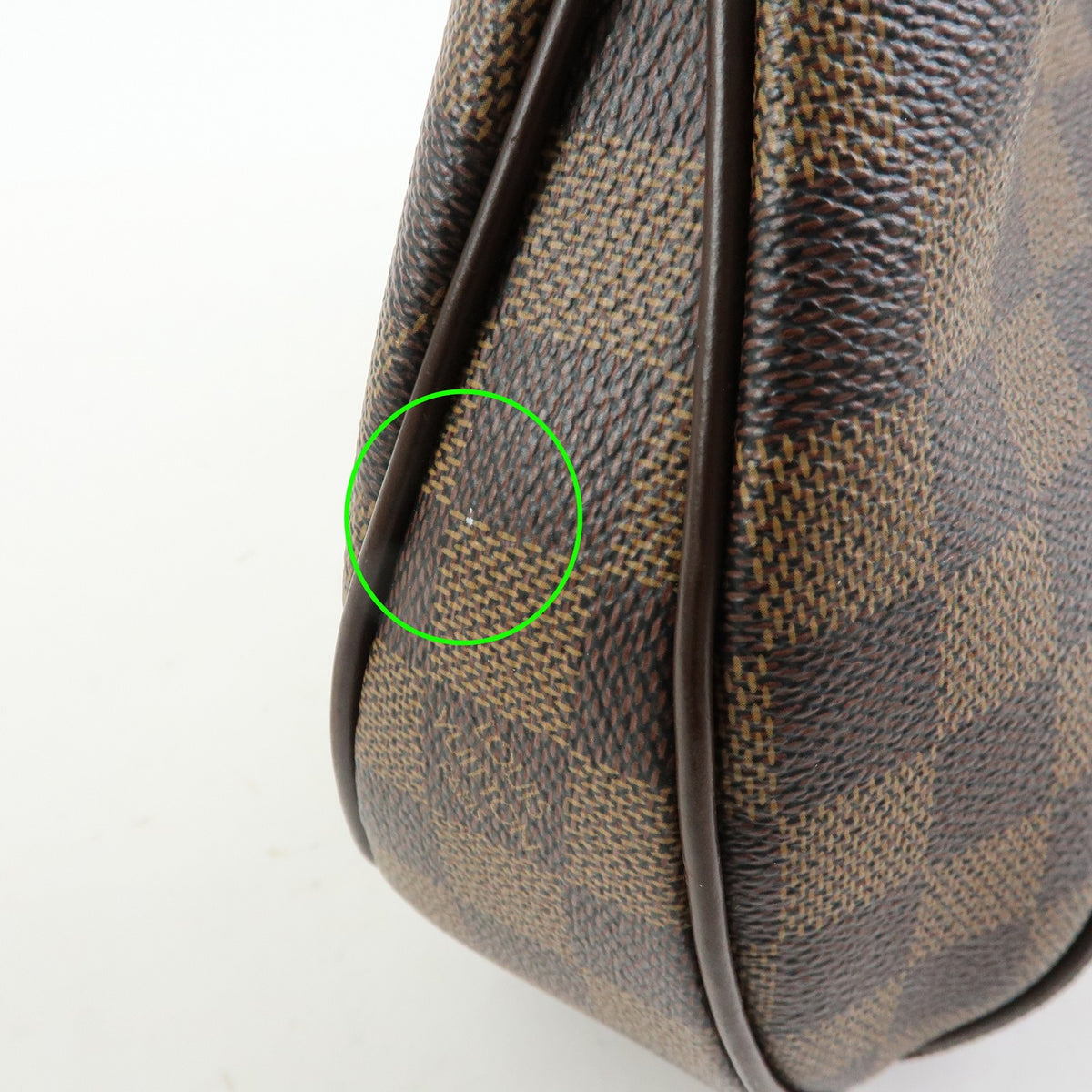 Louis Vuitton Thames Damier, Brown, Canvas, Handbag