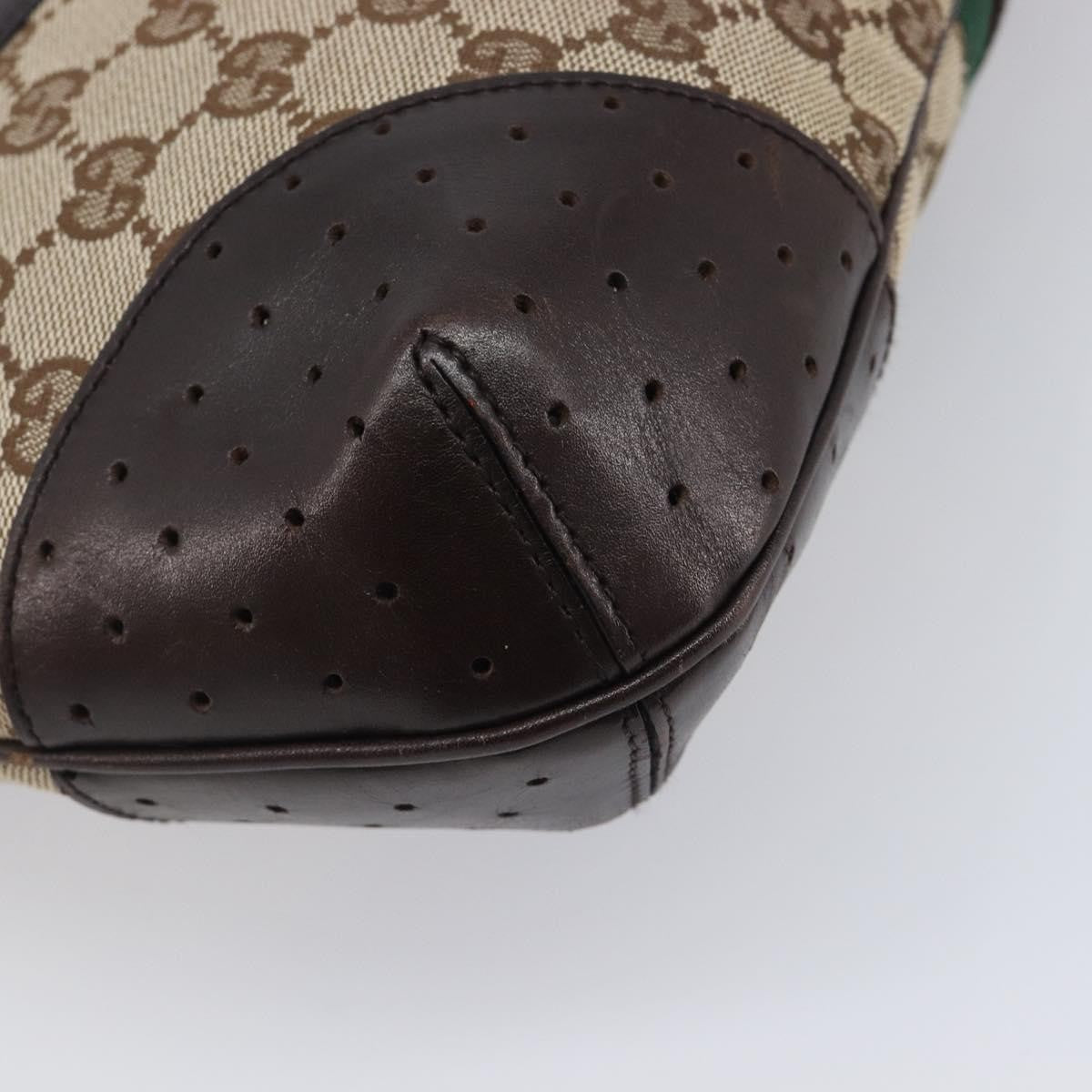 Gucci Reins Web Canvas, Beige, Canvas, Shoulder Bag
