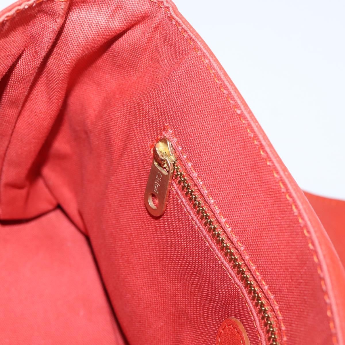 Chloe Handbag Leather, Red, Leather, Handbag