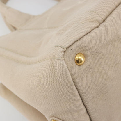 Prada Canapa Canvas, Beige, Canvas, Tote Bag