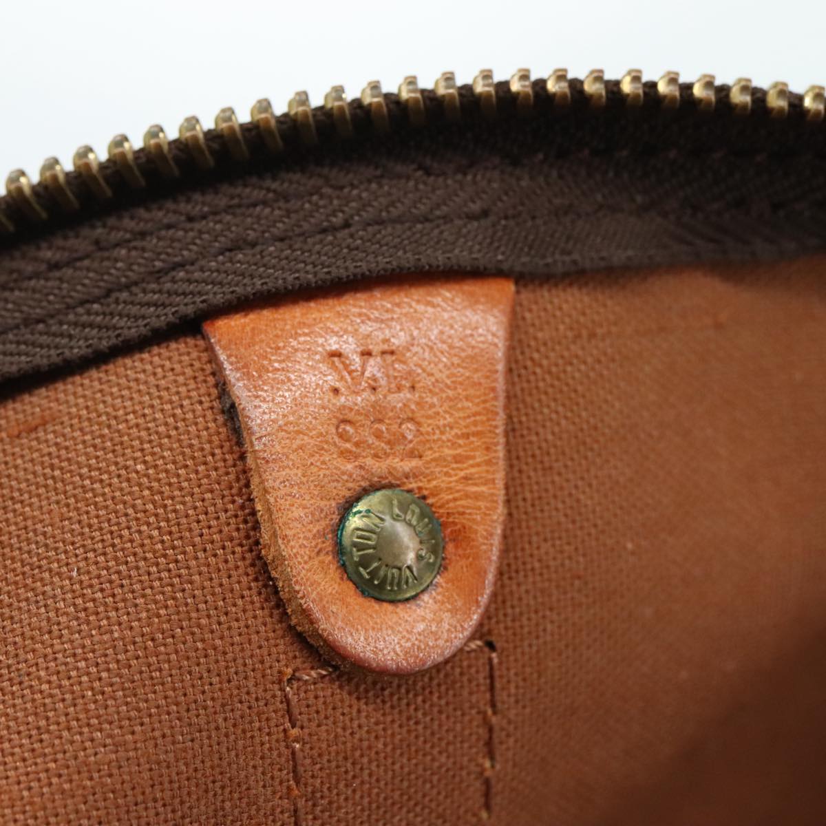 Louis Vuitton Keepall Bag Monogram Canvas, BROWN, CANVAS, Travel bag