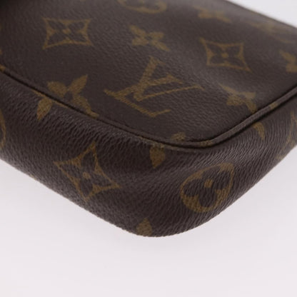 Louis Vuitton Pochette Accessoires NM Monogram Canvas, Brown, Canvas, Clutch