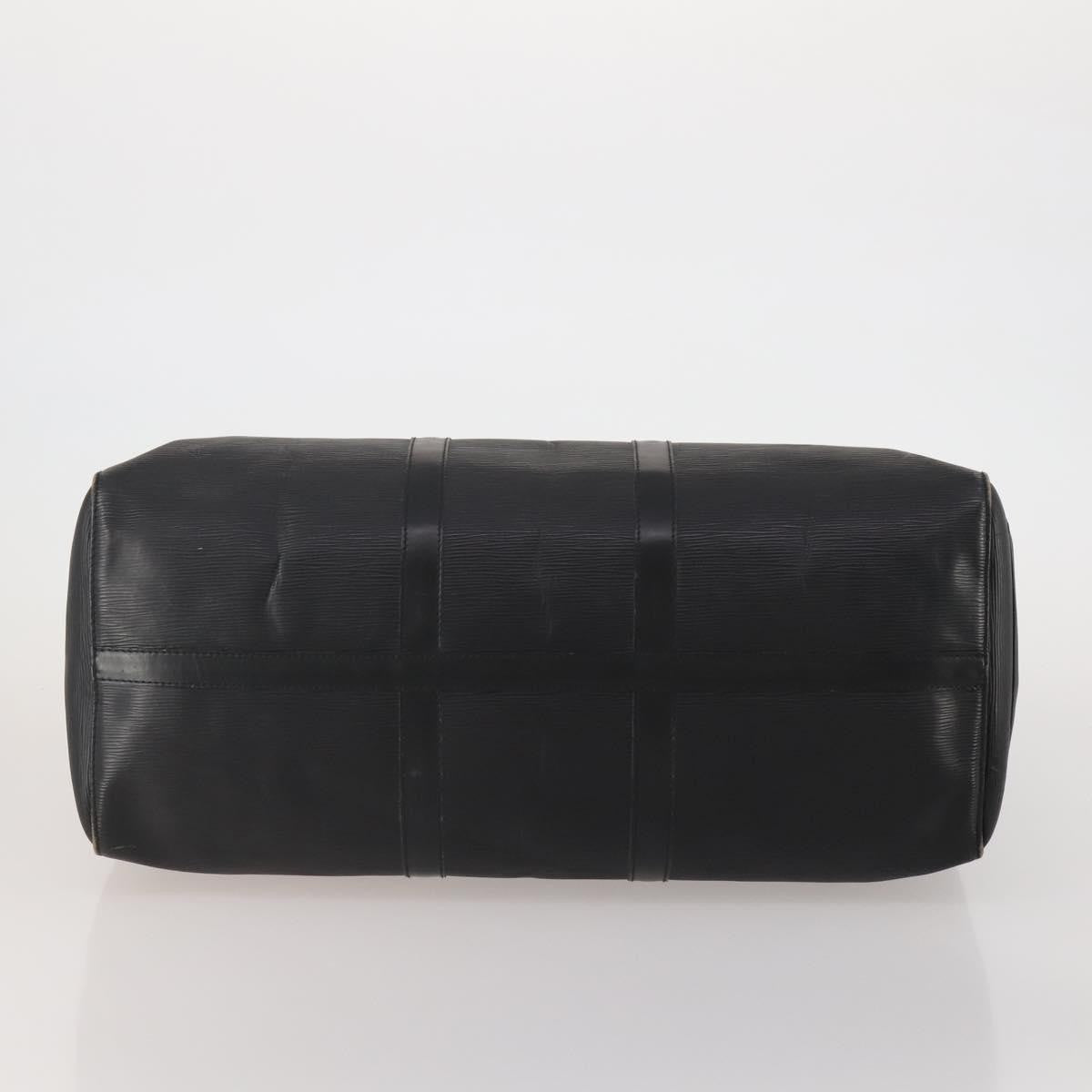 Louis Vuitton Keepall Epi Leather, Black, Leather, Travel Bag