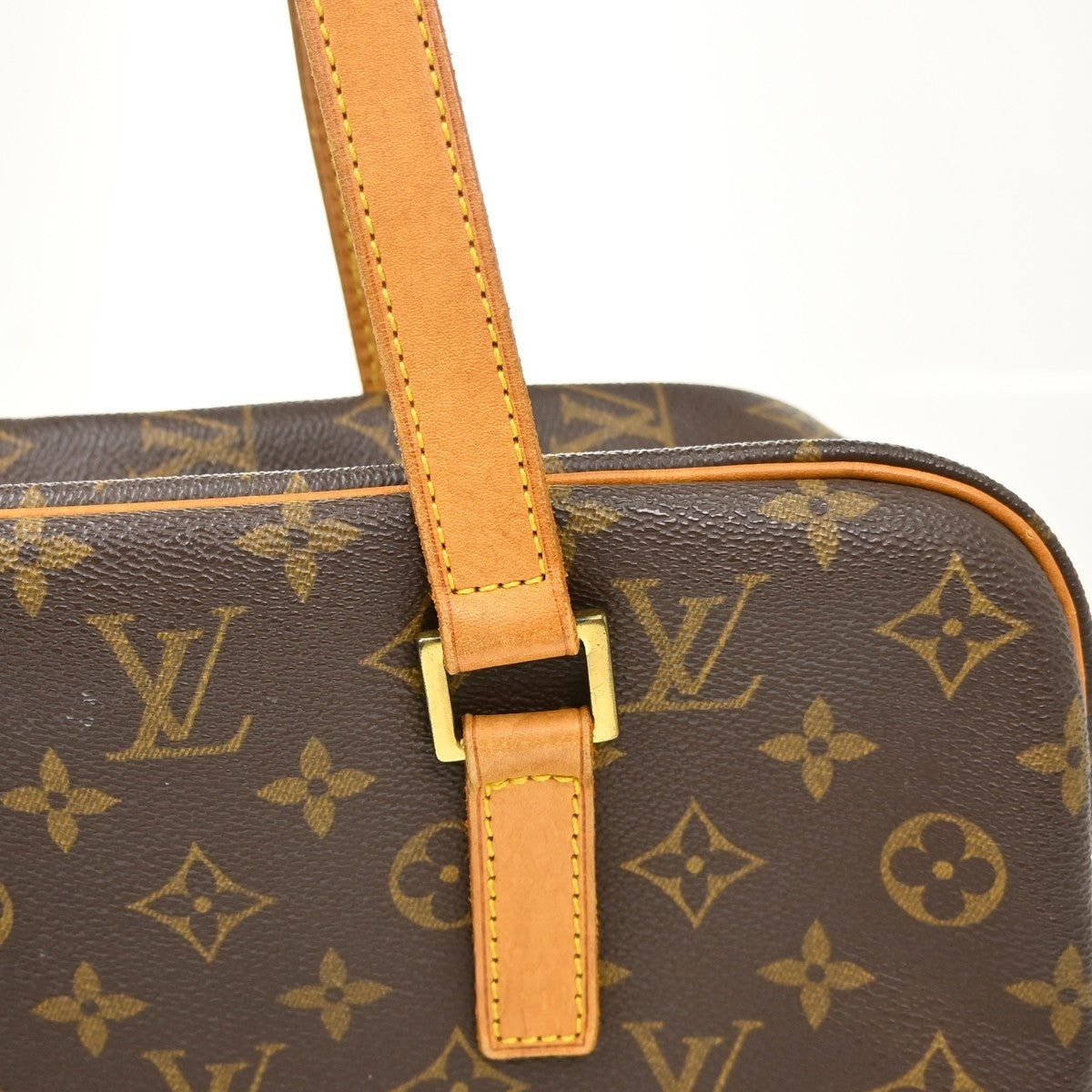 Louis Vuitton Cite Monogram Canvas, Brown, Canvas, Handbag