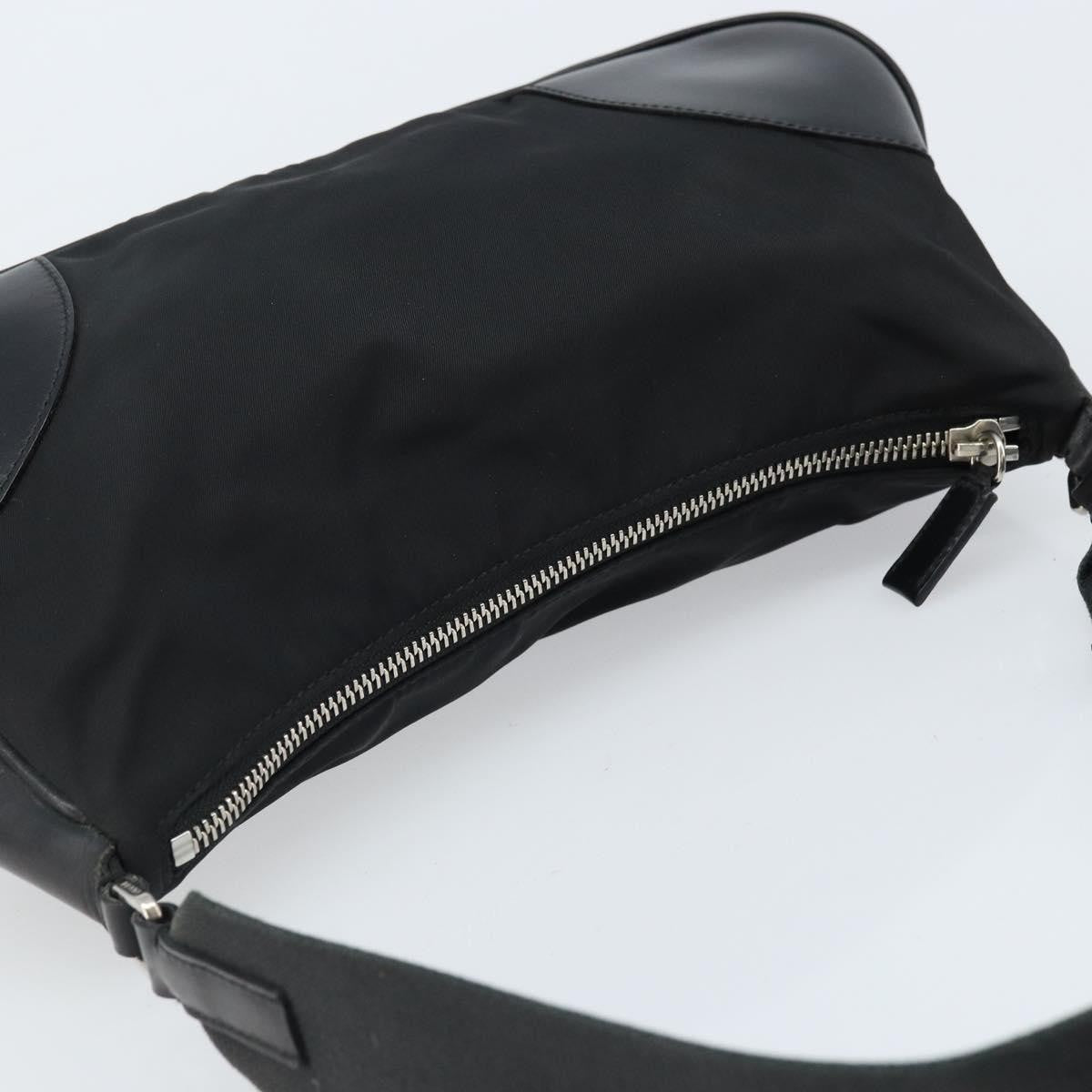 Prada Shoulder Tessuto, Black, Nylon, Shoulder Bag
