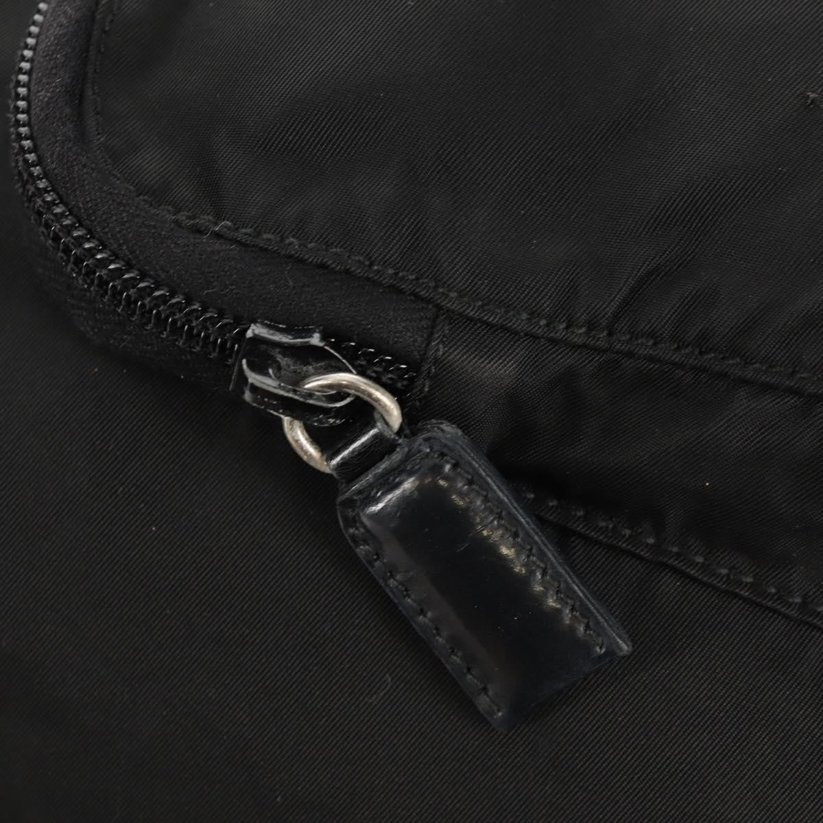 Prada Front Pocket Tessuto, Black, Nylon, Backpack