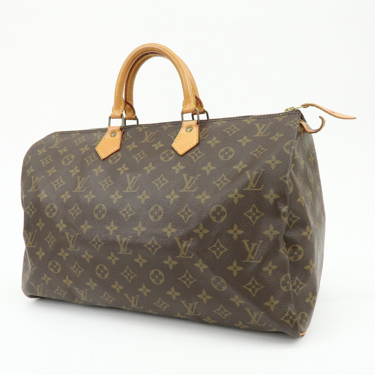Louis Vuitton Speedy Monogram Canvas, Brown, Canvas, Handbag