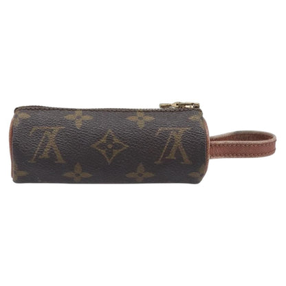 Louis Vuitton golf ball case monogram, Brown, Canvas, Clutch